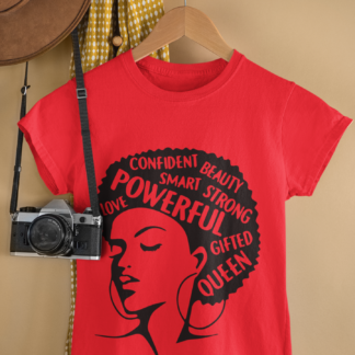 Powerful Black Queen T-shirt