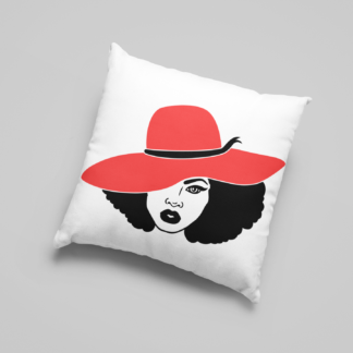 Diva in a Hat Custom Cushion