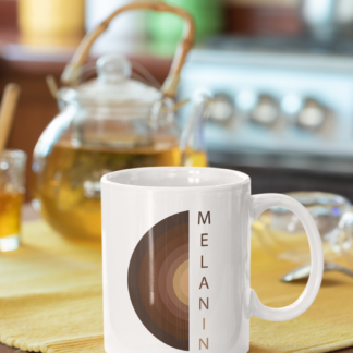 Melanin Half Circle Coffee Mug