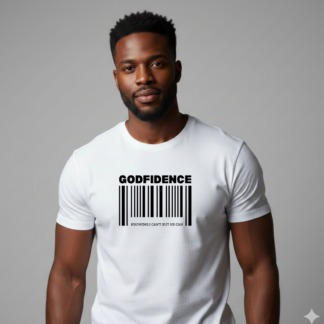 Godfidence Mens White T-Shirt