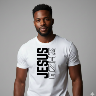 Jesus Is King Mens White T-Shirt